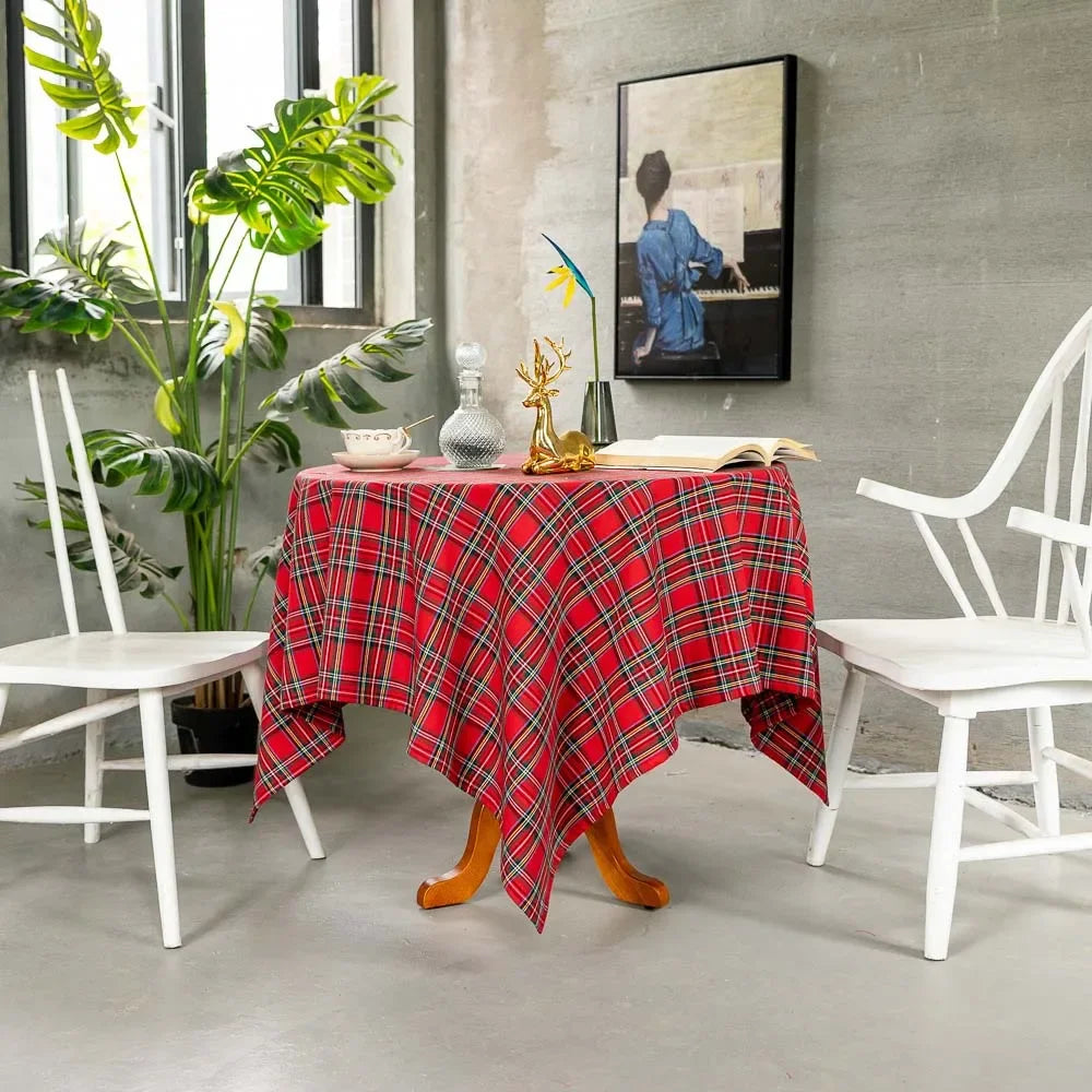 Christmas Plaid Tablecloth