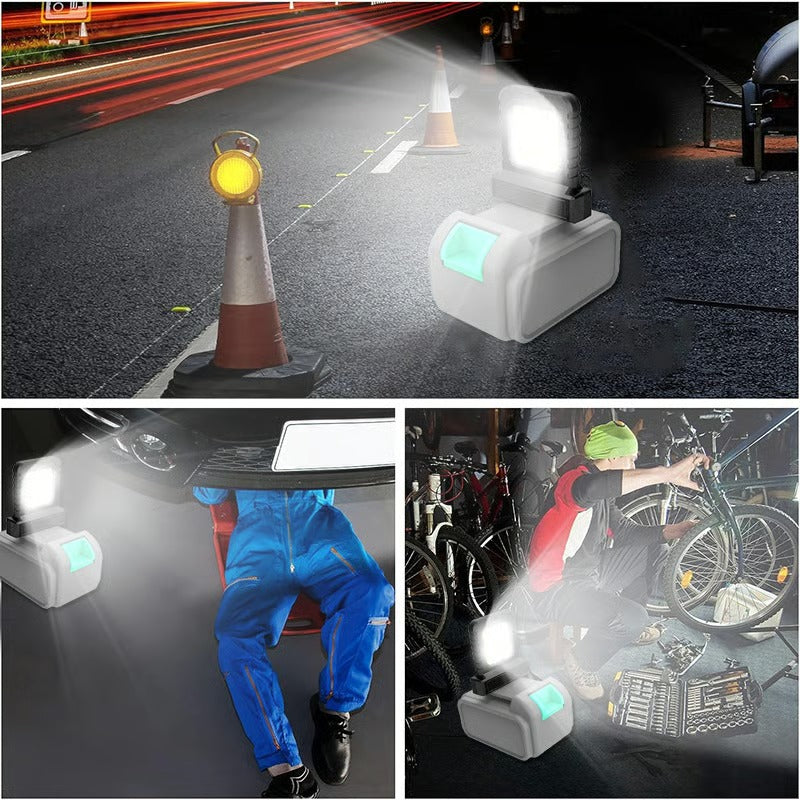 COB LED Work Floodlight - Battery-Compatible for DIY & Outdoor