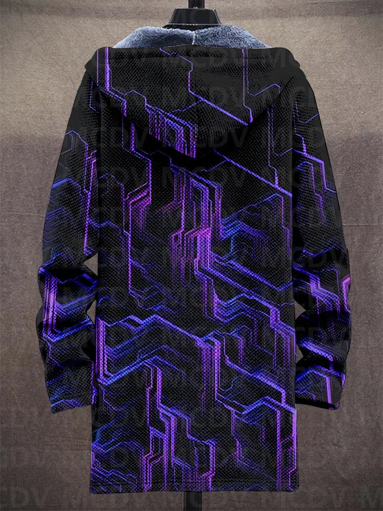Soft Cardigan with an Edgy Vibe