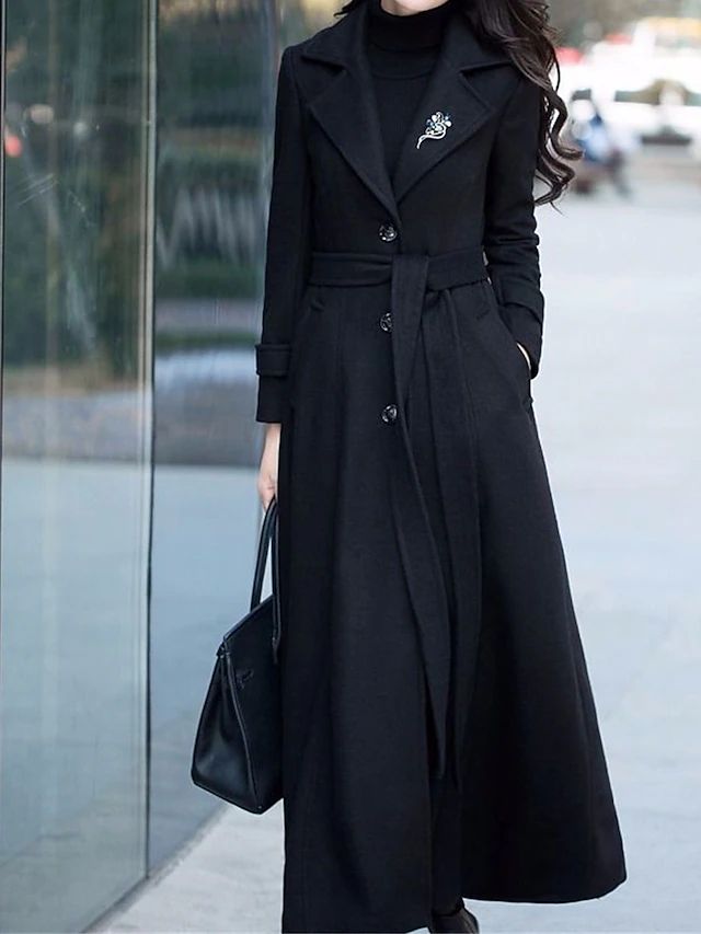 Stylish Women's Wool Coat
