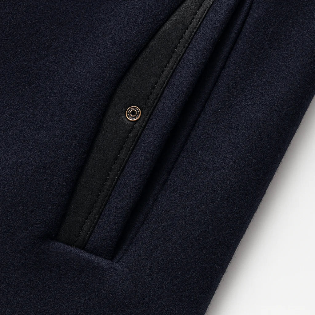 Women's Wool-Blend Winter Coat with Wrinkle-Resistant Finish – Modern Straight Fit in Multicolour Design