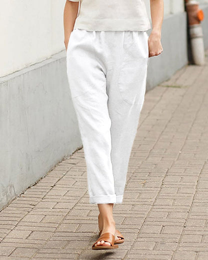 Diane | Relaxed Fit Lightweight Pants - Breathable and Comfortable - Image 3