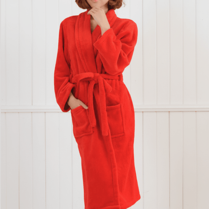 100% Cotton Absorbent Bathrobe — Quick-Dry Plush Texture