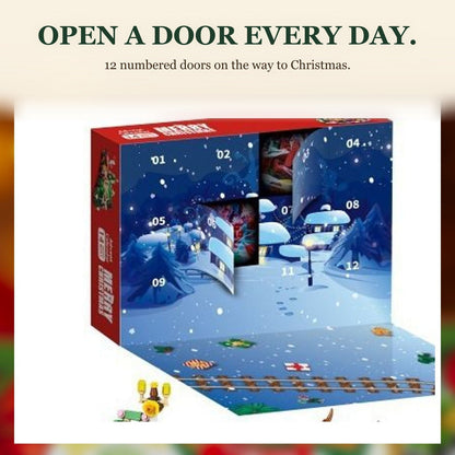 12-Day Christmas Brick Advent Calendar, 14 Builds, 6 in 1, 8 Designs