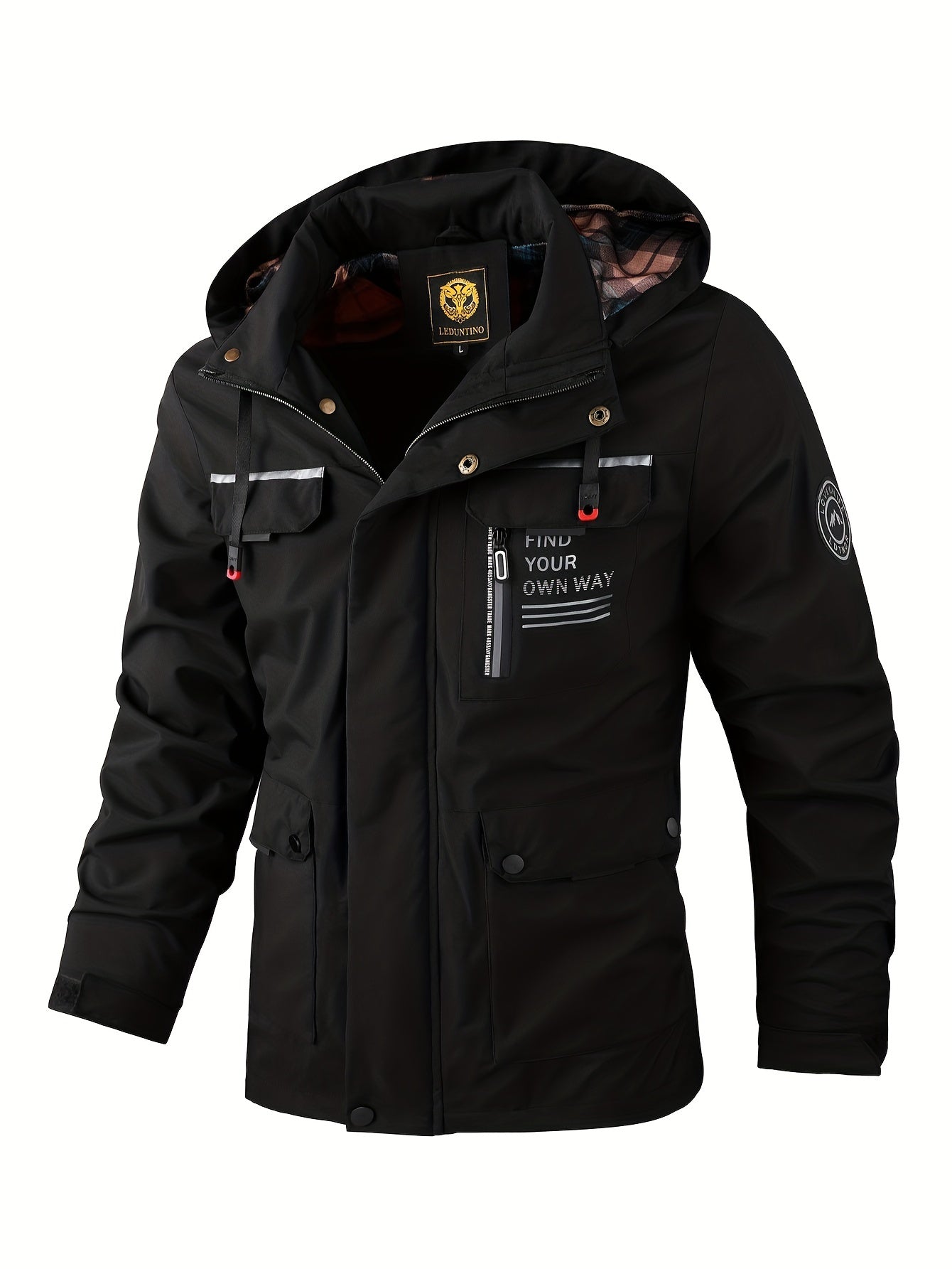 Dwight | Men's Hooded Utility Jacket - Image 4