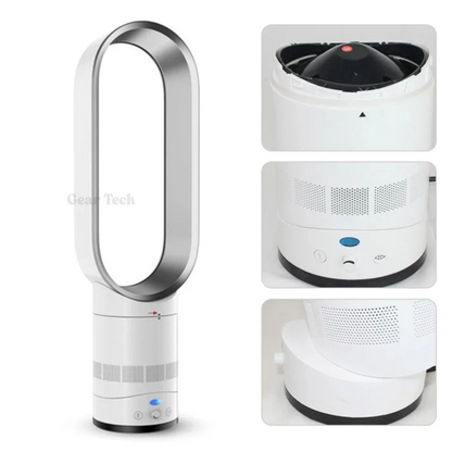 16 Inch Bladeless Fan with Remote – Safe & Sleek Design