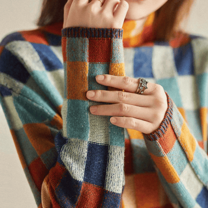 Kathy | Women's Oversized Turtleneck Sweater - Image 3