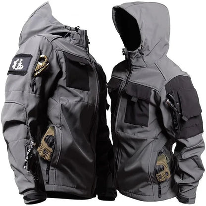 Darryl | Men's Hooded Tactical Jacket - Image 3