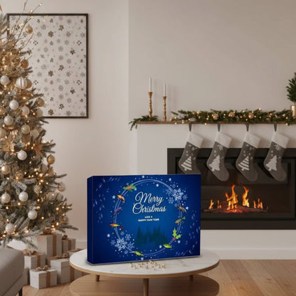 24-Day Fishing Advent Calendar with Baits and Tools