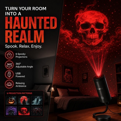 360° Rotating Night Light Projector