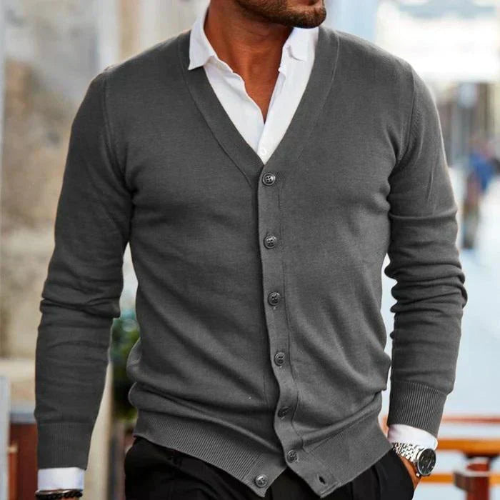 Kevin | Men's Button-Down Cardigan - Image 5