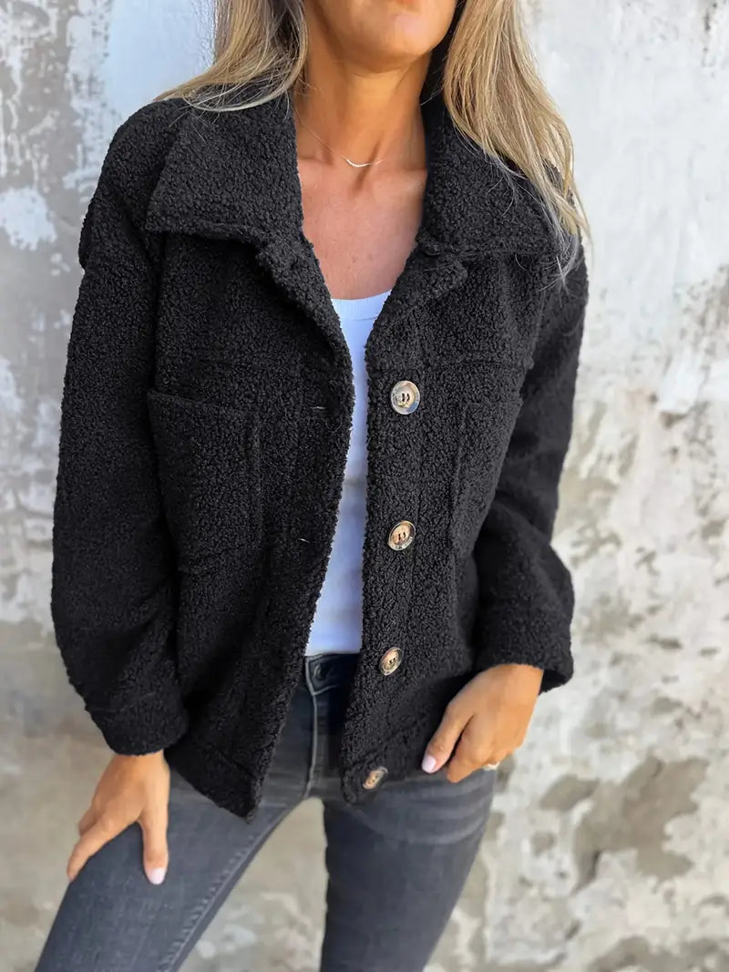 Mariah | Women's Button-Down Relaxed Fit Jacket - Image 4