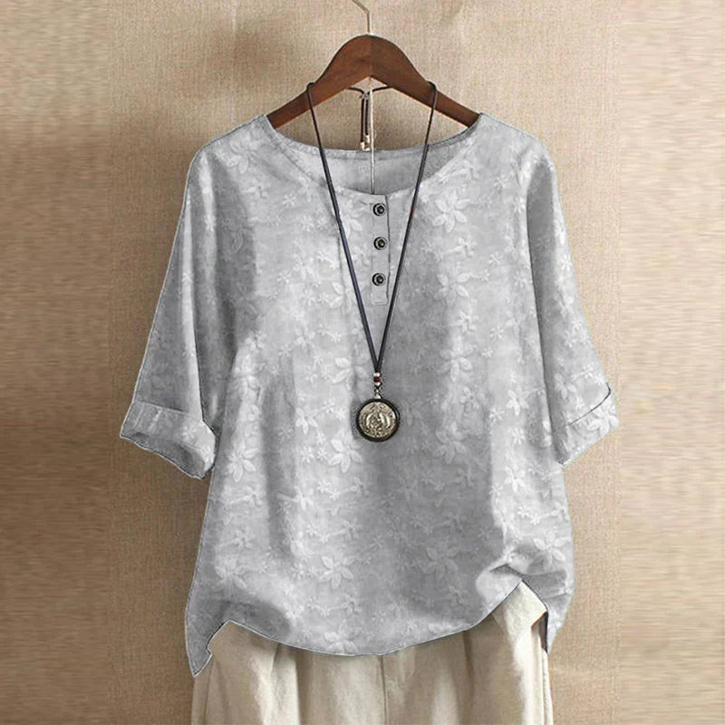 Image of Katherine | Women's Floral 3/4 Sleeve Blouse