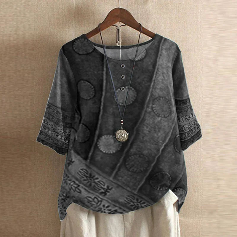Image of Katherine | Women's Floral 3/4 Sleeve Blouse