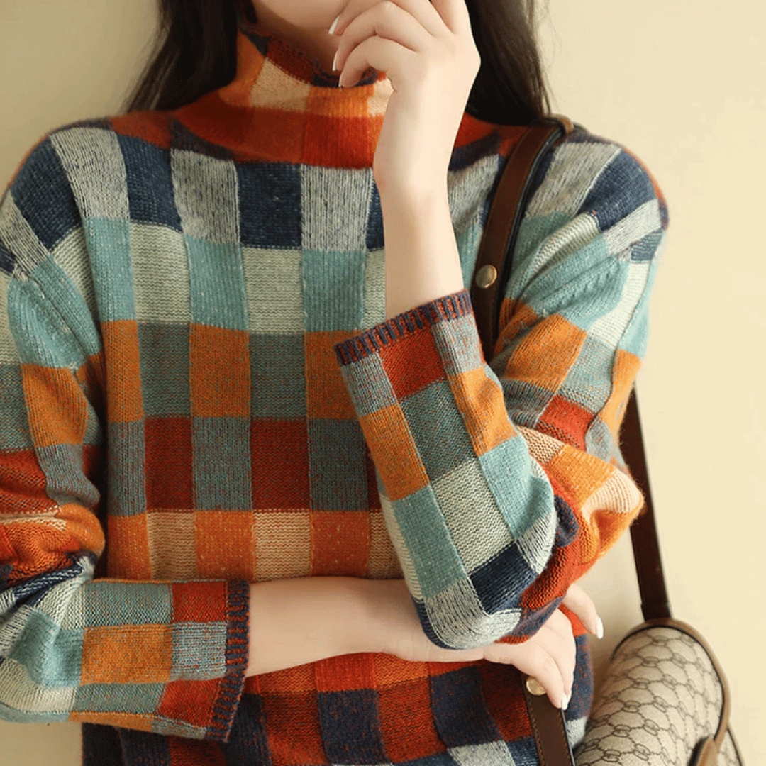 Kathy | Women's Oversized Turtleneck Sweater - Image 6