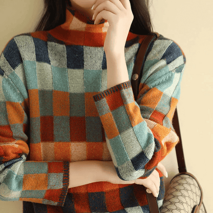 Kathy | Women's Oversized Turtleneck Sweater - Image 6