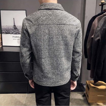Brandon | Men's Plaid Shirt Jacket - Image 4