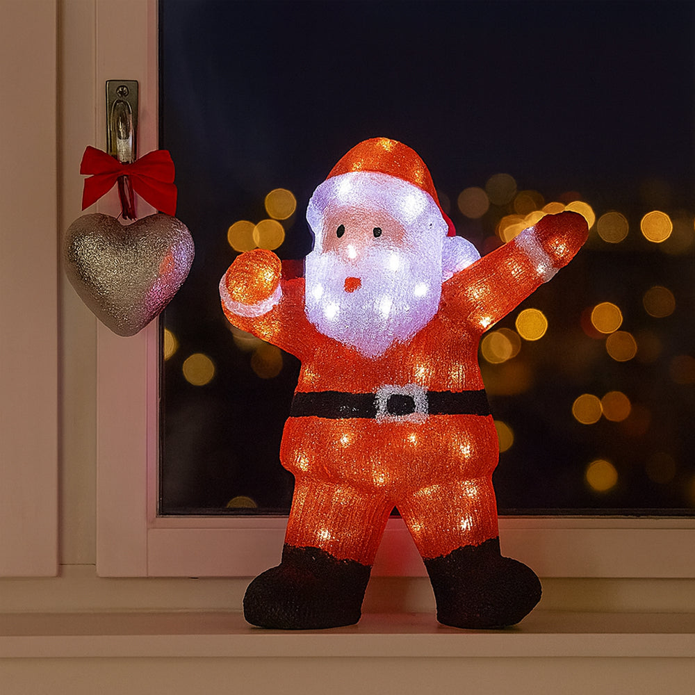55 cm Santa Claus with LED Lights