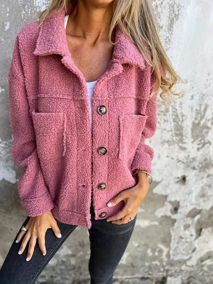Charlene | Women's Oversized Button-Down Jacket - Image 1