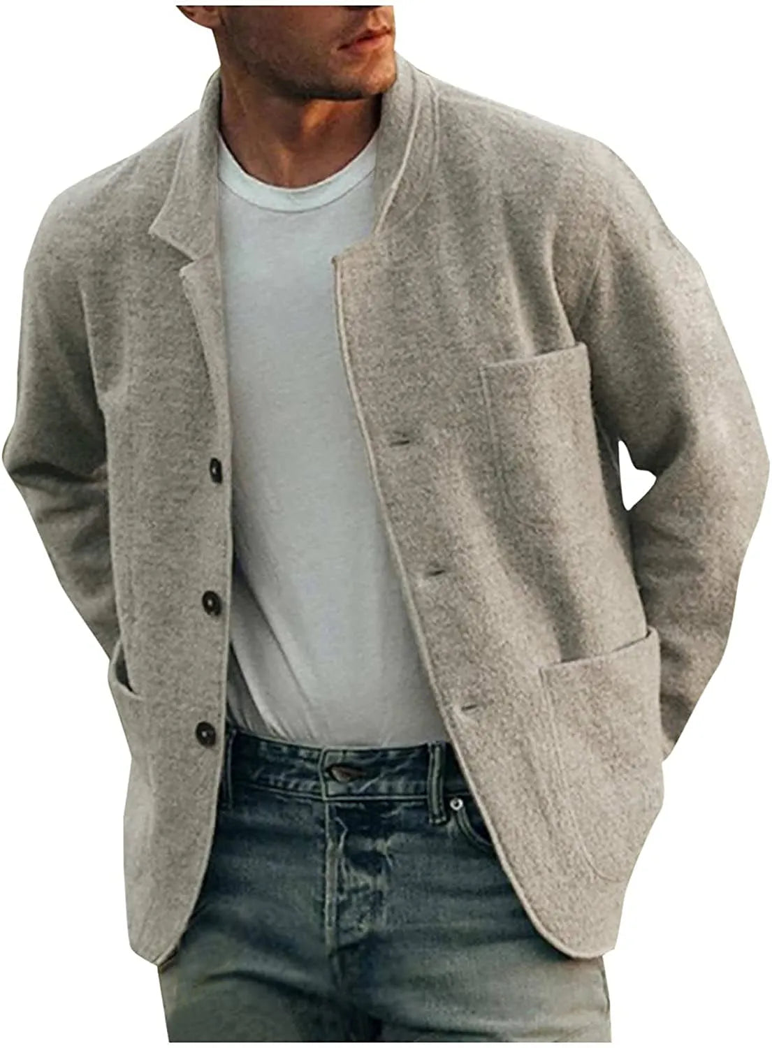 John | Elegant Blazer for Men with Pockets - Image 4