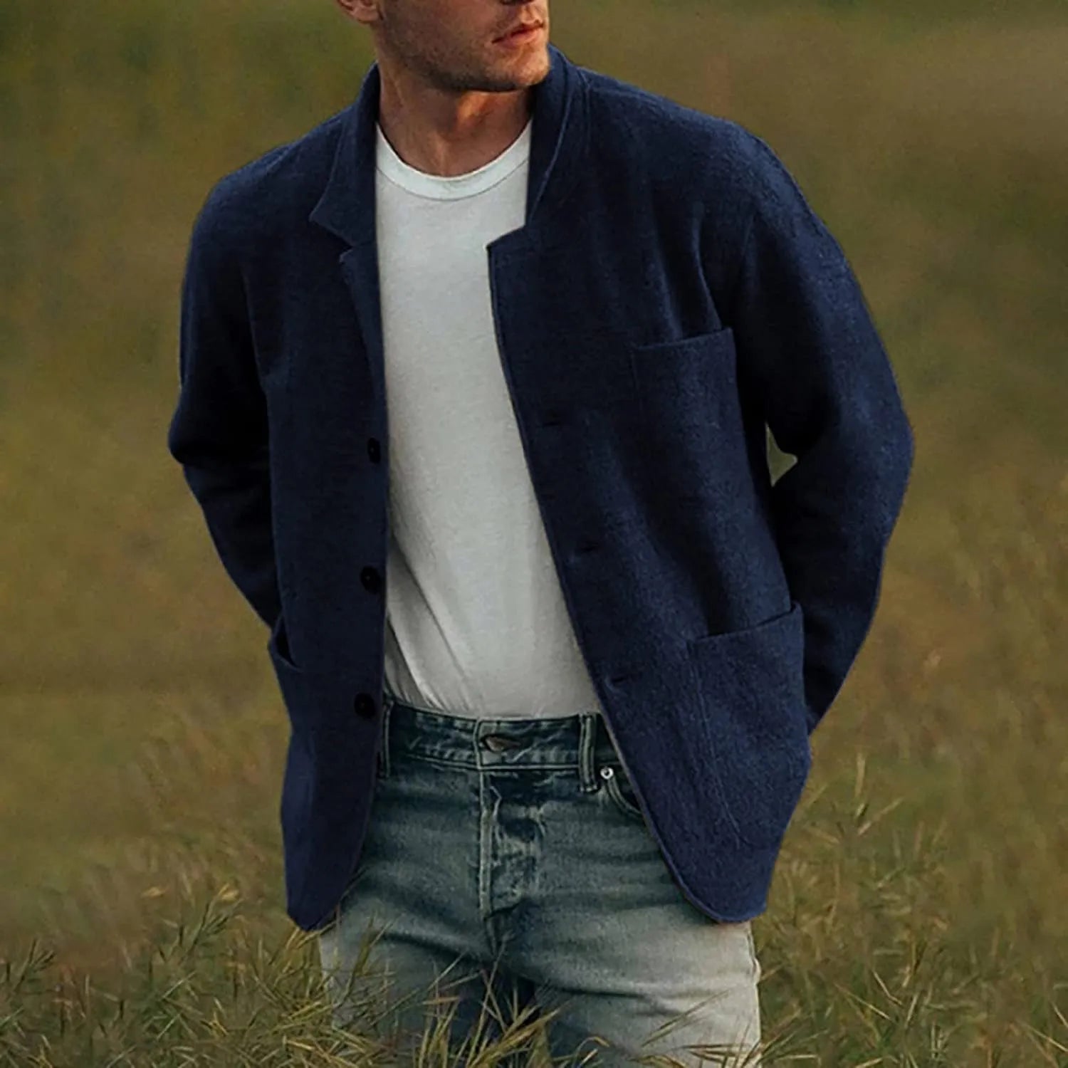 John | Elegant Blazer for Men with Pockets - Image 23