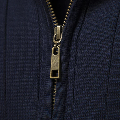 Louie | Men's Quarter Zip Long Sleeve Sweater - Image 5