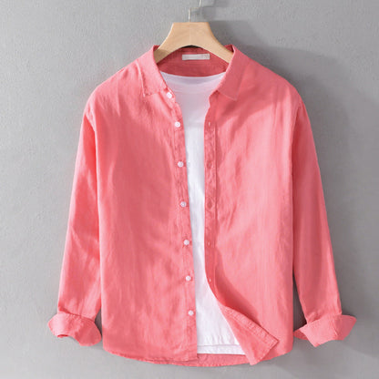 Bryan | Lofenzo Relaxed Linen Shirt - Image 3