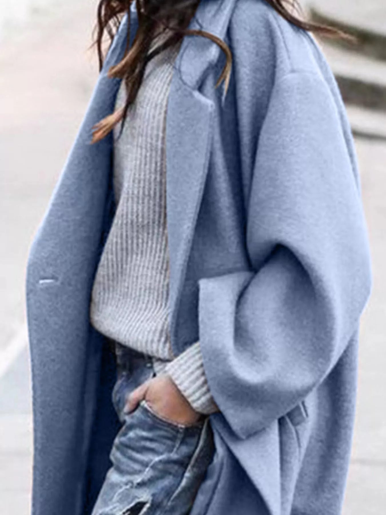 Charlotte | Women's Oversized Long Coat - Image 9