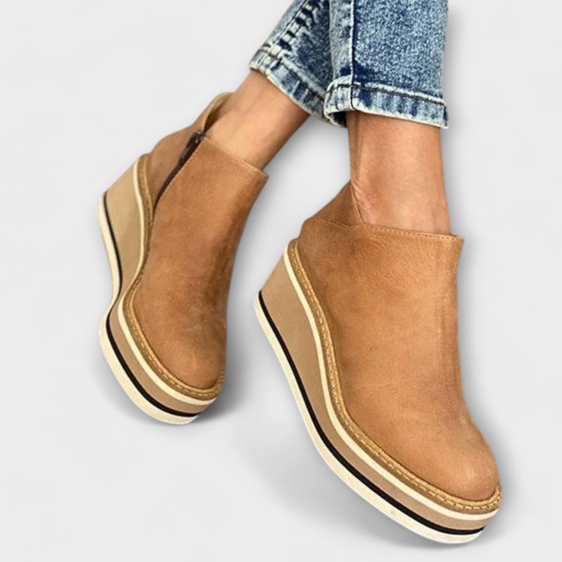 Courtney | Women's Wedge Booties - Image 1