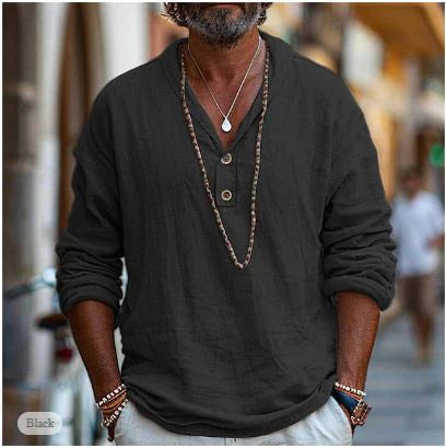 Edward | Casual Lightweight Linen Shirt for Men - Image 3