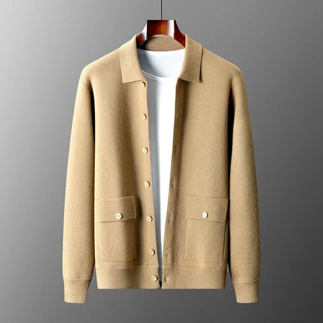 Charles | Men's Button-Down Sweater Cardigan - Image 2