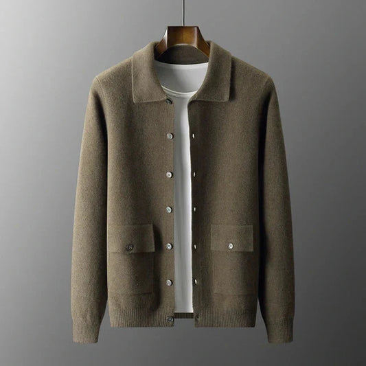 Charles | Men's Button-Down Sweater Cardigan - Image 1