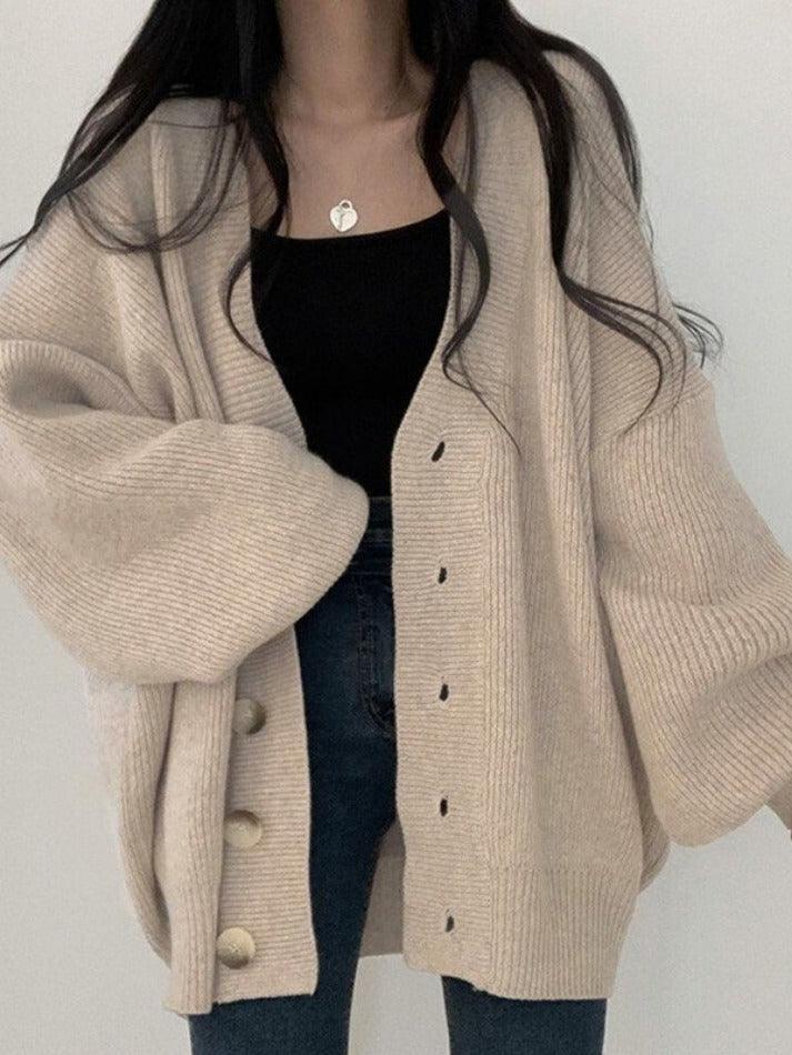 Doris | Women's Oversized Button-Down Cardigan - Image 2