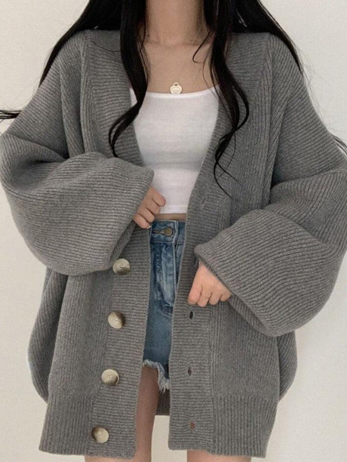 Doris | Women's Oversized Button-Down Cardigan - Image 9