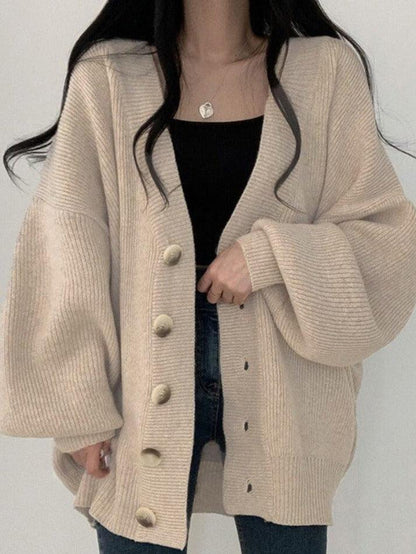 Doris | Women's Oversized Button-Down Cardigan - Image 1