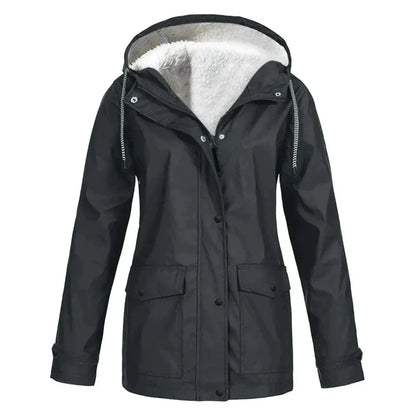 Stacy | Women's A-Line Long Sleeve Pullover Hoodie - Image 4