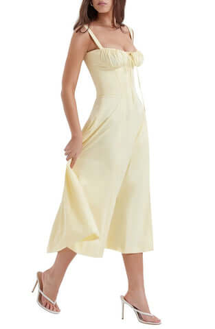 Sally | Angie Spring Dress - Floral Print Party Dress - Image 26