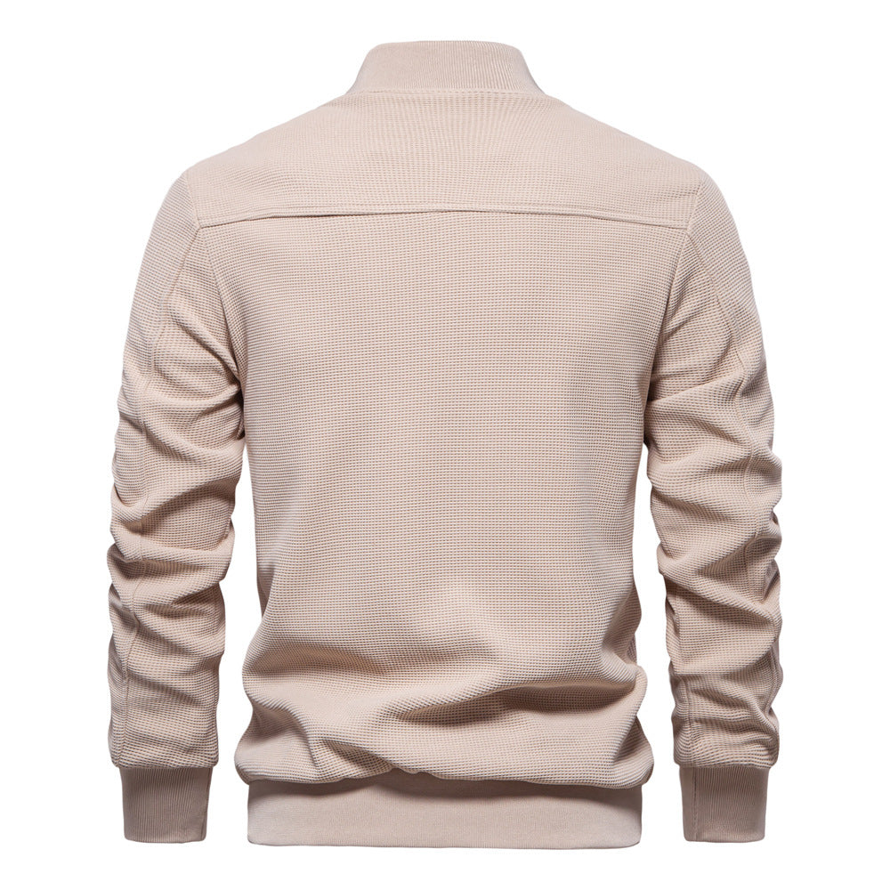 Brad | Men's Zip-Up Bomber Jacket - Image 4