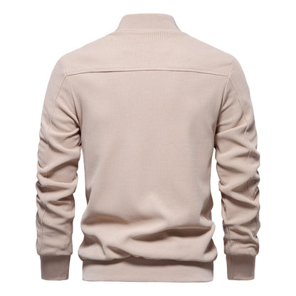 Brad | Men's Zip-Up Bomber Jacket - Image 4