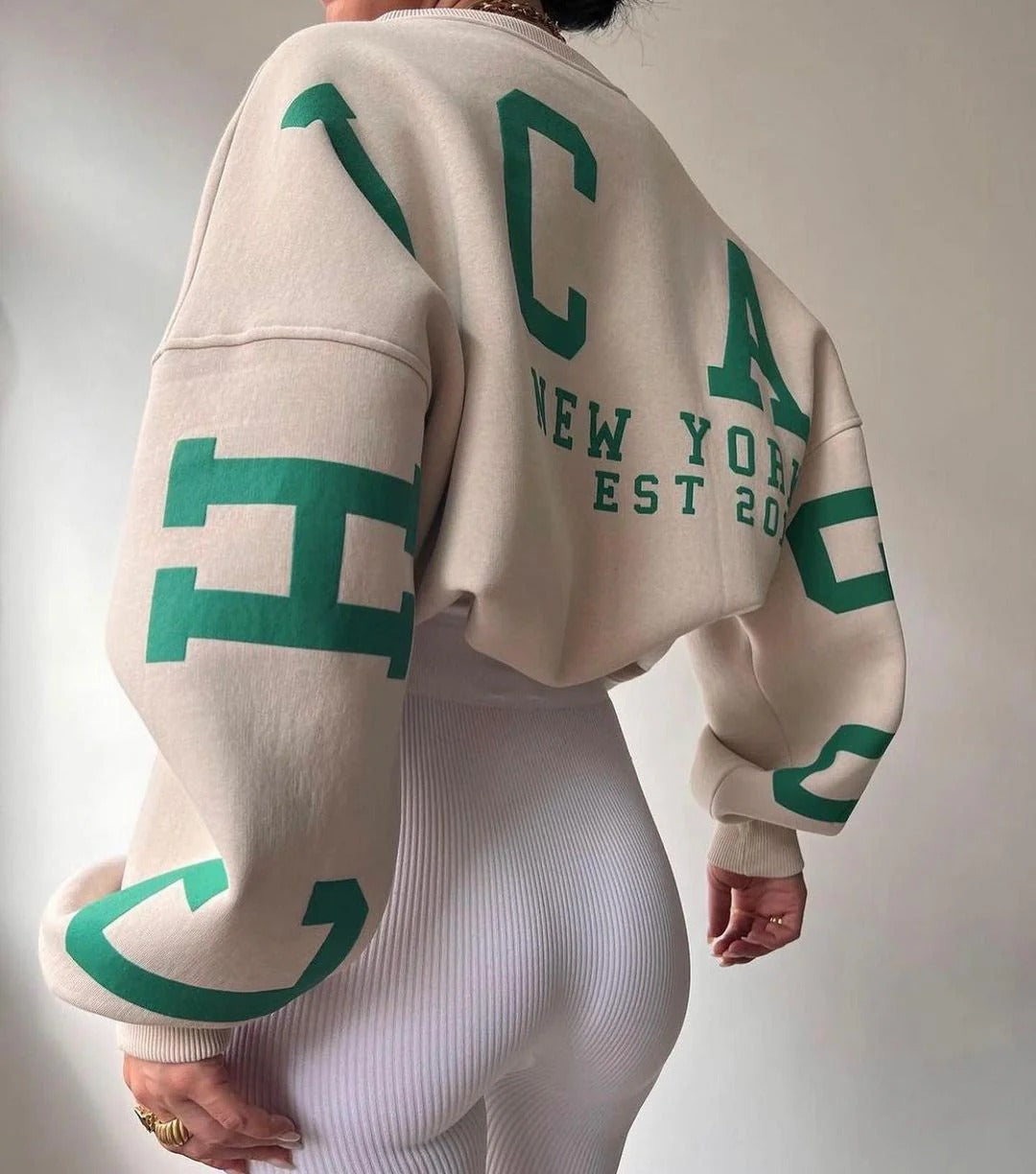 Donna | Women's Oversized Crewneck Sweatshirt - Image 1