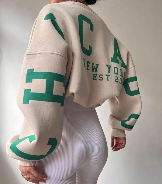 Donna | Women's Oversized Crewneck Sweatshirt - Image 1