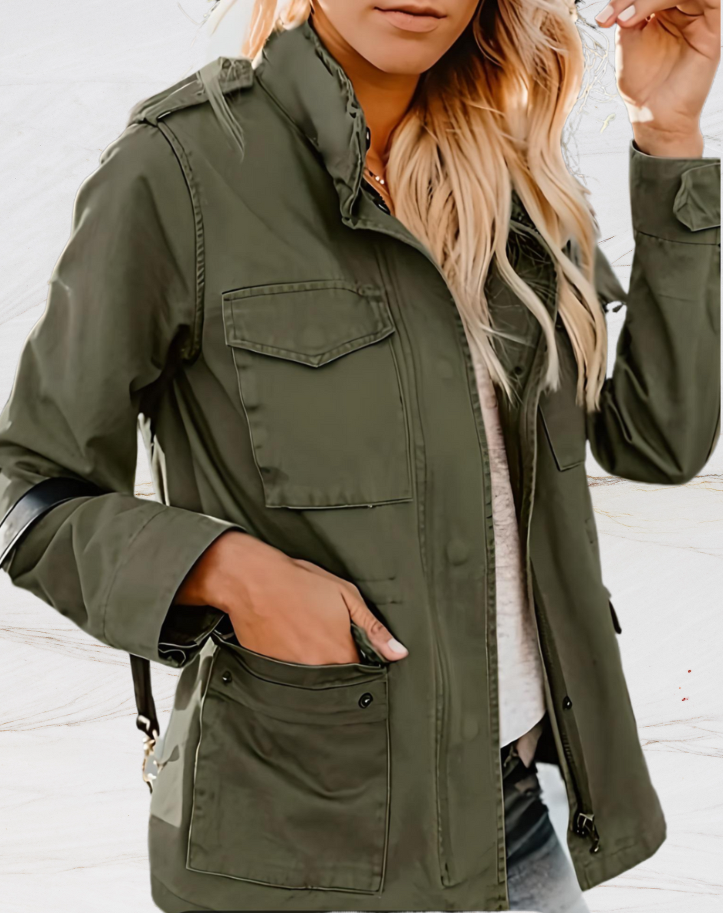 Jessica | Women's Versatile Zip Jacket with Multiple Pockets - Image 1