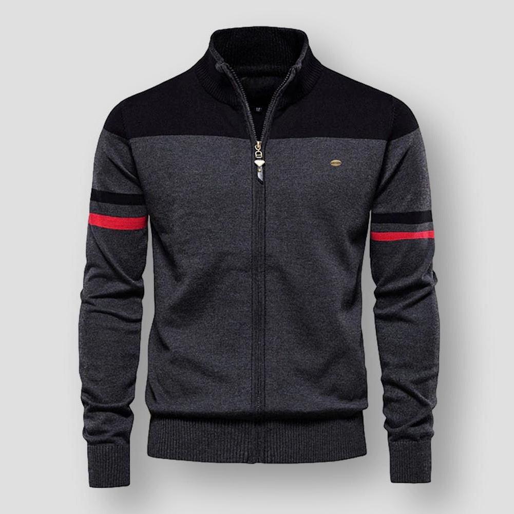 Irving | Men's Zip-Up Color Block Jacket - Image 3