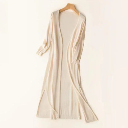 Laura | Women's Long Open Front Cardigan - Image 14