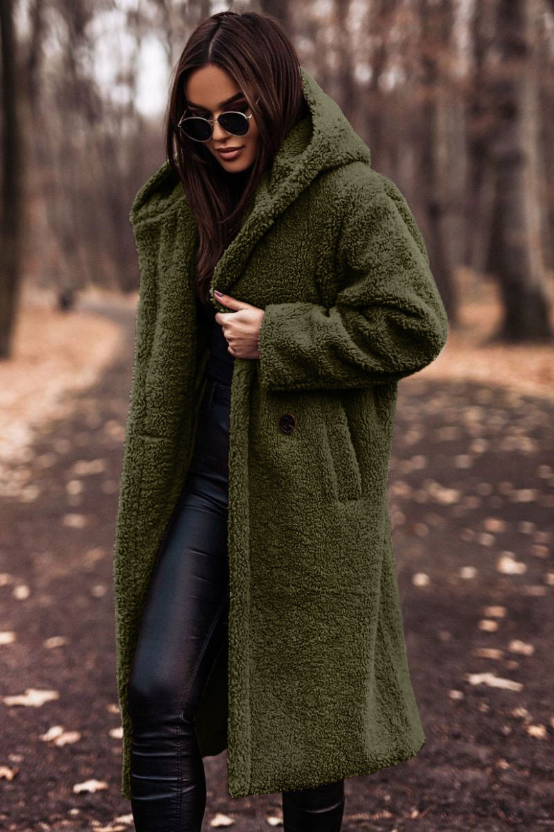 Allison | Women's Hooded Teddy Coat - Image 5