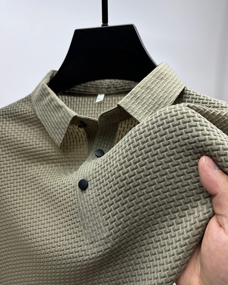 Samuel | Stylish Performance Polo Shirt for Men - Image 4