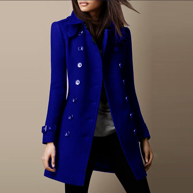 Janice | Women's Double-Breasted Mid-Length Coat - Image 3