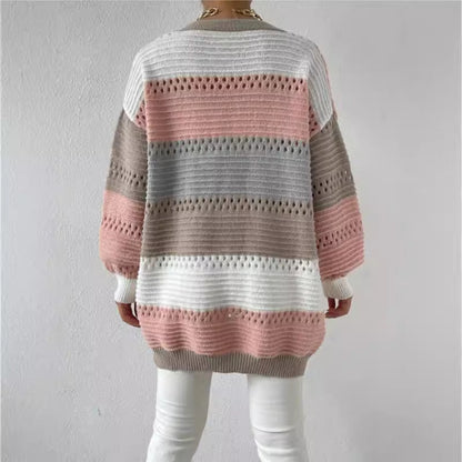Veronica | Women's Oversized Open Front Cardigan - Image 2