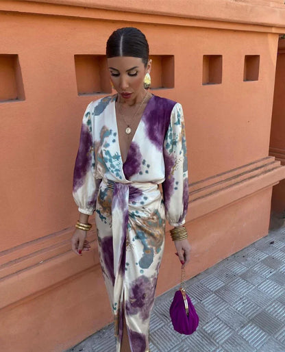 Beverly | Elegant Summer Blouse Skirt Set - Image 4