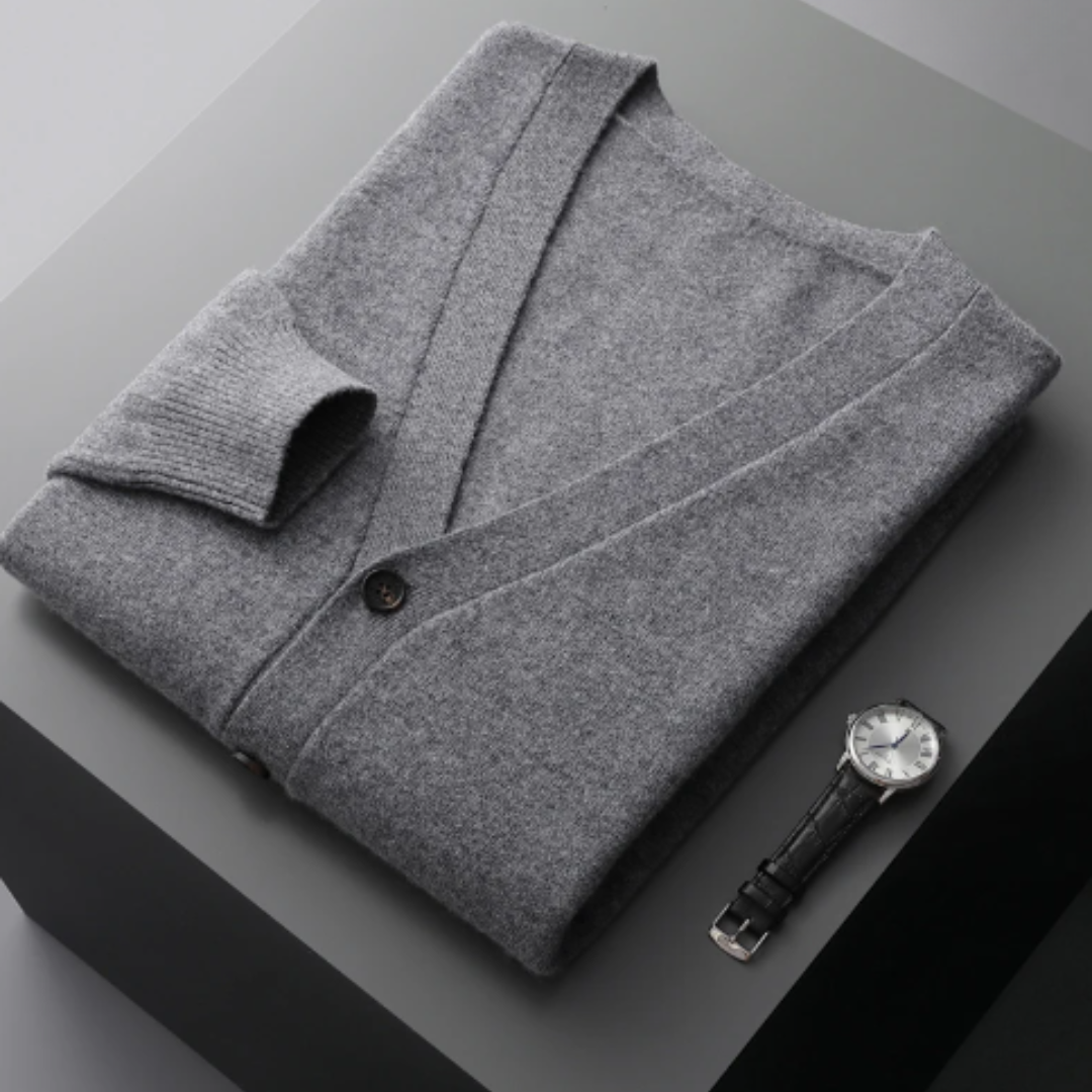 Nicholas | Men's V-Neck Cardigan - Image 10